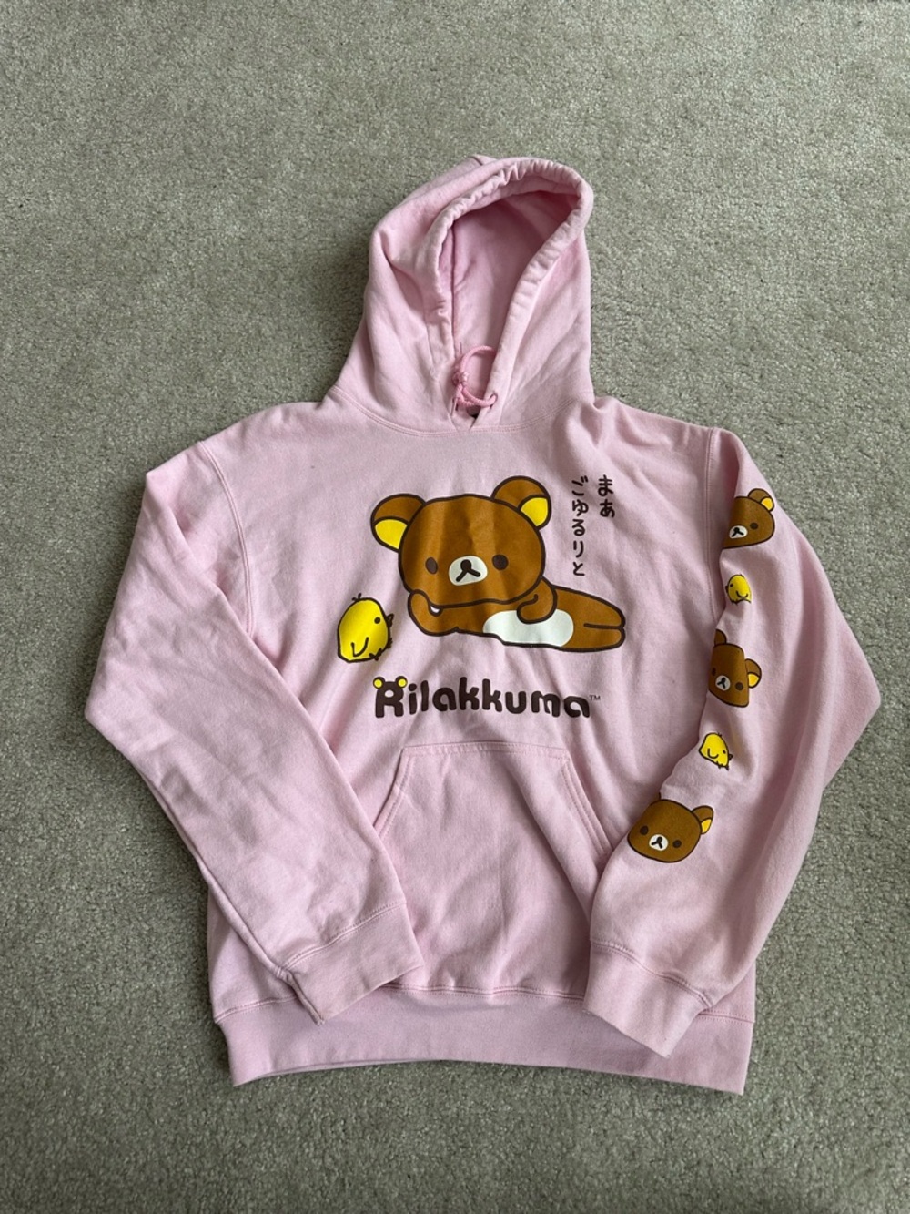 SOLD-Pink Rilakkuma Women’s Hoodie